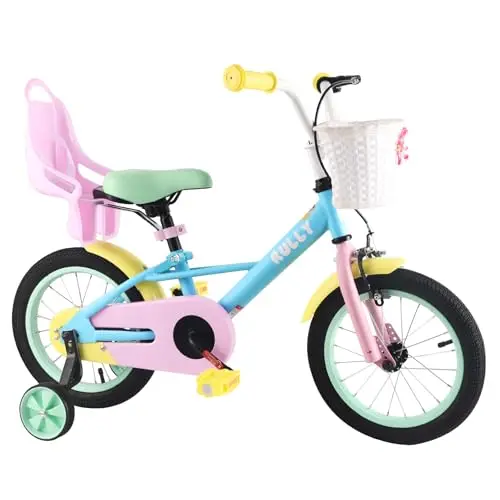RULLY Vélo Fille 12-16 Pouces
