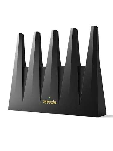 Routeur Wi-FI 7 Tenda BE12 Pro - Routeur Double Bande BE7200 (5 GHz : 5765 Mbps, 2,4 GHz : 1376 Mbps), 2 Ports 2,5G, 3 Ports Gigabit, CPU Quad-Core, 4K-QAM, MLO, VPN, Compatibilité OpenWRT