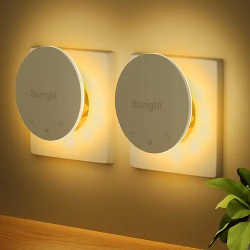 Suright Veilleuse LED Tactile