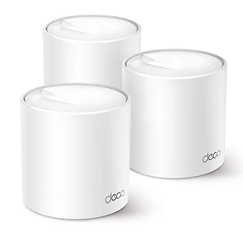 TP-Link Deco WiFi 6 Mesh AX3000Mbps Deco X50(3-Pack), Système WiFi 6 pour Toute la Maison, Couverture de 550㎡, Installation Facile, Contrôle Parental, Compatible avec Toutes Les Box Fibre