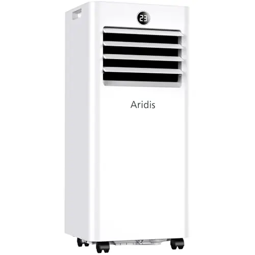 Climatiseur Mobile 9000 BTU - Kit d'Évacuation Fenêtre Inclus,Climatiseur Portable 4 en 1 Silencieux avec Télécommande, Minuterie 24h & Mode Sommeil - Clim Portable pour Maison/Bureau