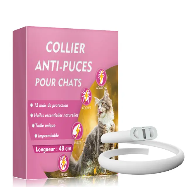 tiepetly collier anti puces chat