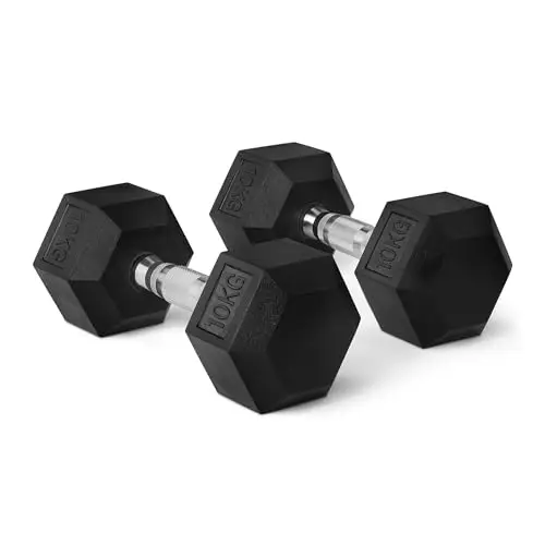 Amazon Basics Haltères Hexagonales 5kg