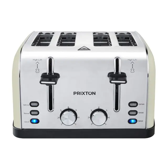prixton bianca grille-pain 4 tranches
