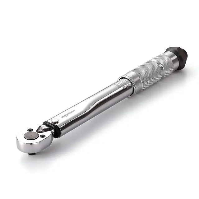 Amazon Basics Clé dynamométrique à couple 1/4 ", 35-200 in.-lb, 3.95-22.5 Nm
