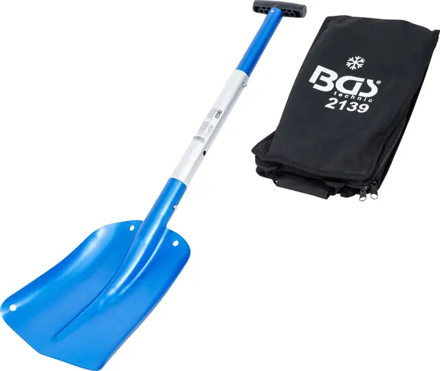 BGS 2139 | Pelle à Neige en Aluminium | avec Manche démontable à Verrouillage Rapide