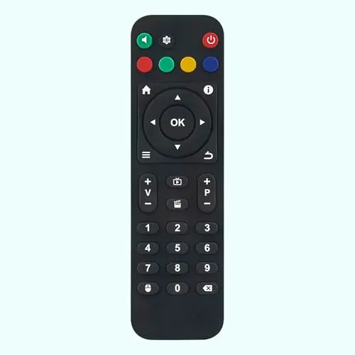 Télécommande de Remplacement, fit for Golden Media & Golden Interstar Streaming Box 4K UHD Android 7.1 TV-Box G200 Lite