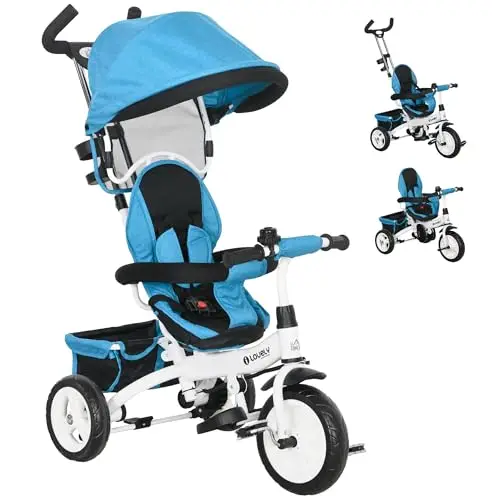 HOMCOM Tricycle évolutif 6 en 1