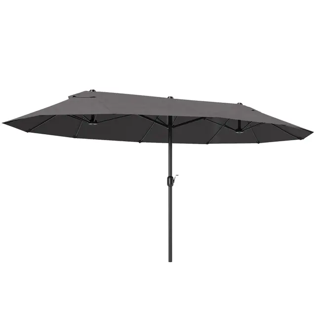 Outsunny Parasol rectangulaire de jardin