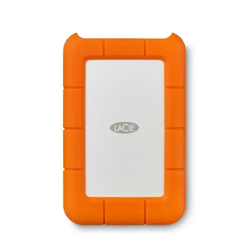 LaCie Rugged Mini 2To, Portable 2.5", Disque Dur Externe pour PC Mac iPad & iPhone, Data Rescue Service (LAC9000298)