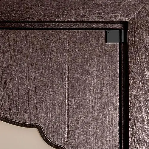 Shelly Blu Door/Window Noir - Détecteur d’Ouverture Porte/fenêtre Bluetooth, Alarme Sécurité Maison, Capteur lumière et Angle d'inclinaison, Pile 2 Ans, Cryptage