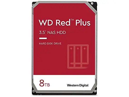 Western Digital WD Red Plus 3.5" 8000 Go Série ATA III