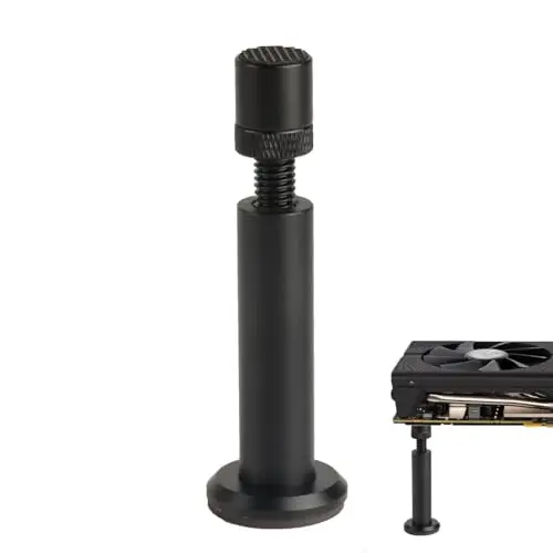 1 PcsSupport Carte Graphique Verticale, Support GPU Vertical, Support de Carte Graphique Réglable Anti-affaissement (75-120 mm)