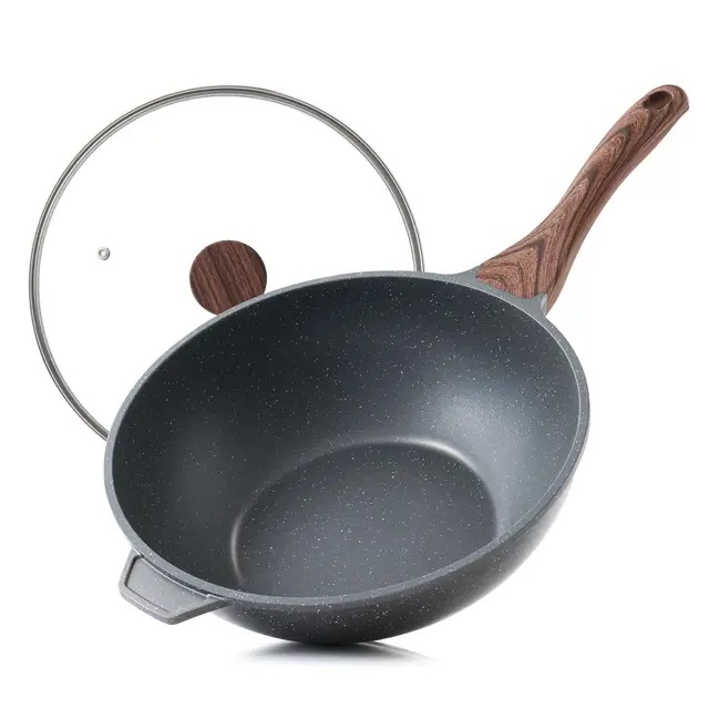 SENSARTE Poêle Wok 28 cm
