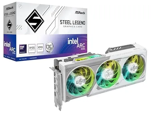 ASRock Carte+Graphique Intel+Arc+B580+Steel+Legend+OC+12Go