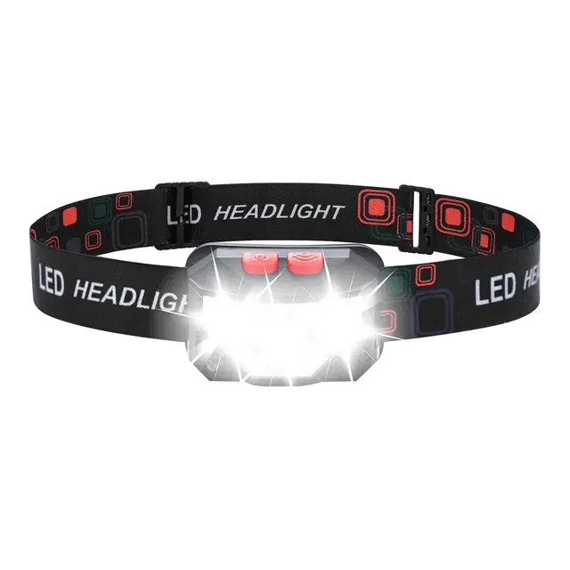 GRIFEMA Lampe Frontale Rechargeable, Léger Torche Frontale LED Puissante avec Voyant Rouge, 8 Modes d'Éclairage, Capteur Mouvement, IPX45 Étanche, Angle Réglable Torche pour Camping/Urgence