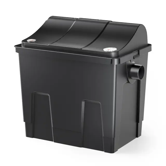 SunSun CBF-200U et Unité UV - 400 × 275 × 400 mm - Filtre Biologique Système de Filtration à 1 Chambre - pour 6000 l/h/capacité étang Max. 8000 l - avec Média Filtration - Stérilisation