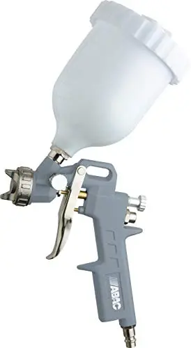 ABAC Pistolet à Peinture G-540F, Aérographe avec Réservoir de Peinture de 600ml, Buse de 1,5mm, Jet Rond ou Plat, Pression Max. 4 Bar