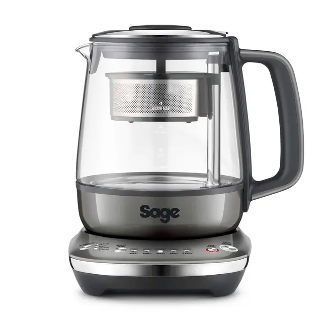 Sage - The Tea Maker - Théière, Infuseur pour chaque type de thé - Hickory Fumé
