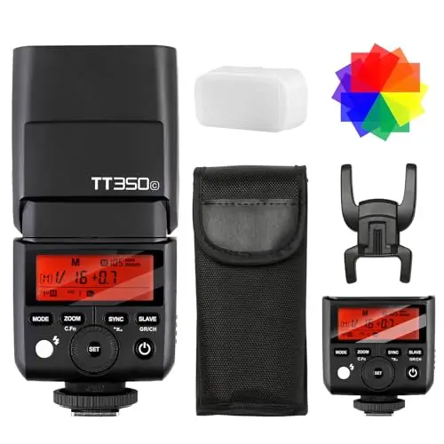 Godox TT350C Mini Speedlite Appareils pour Canon Cameras 2.4G Wireless X System 1/8000s TTL HSS 0.1~2.2s Recycle Time Concerner 5D Mark Ill 80D 7D 760D