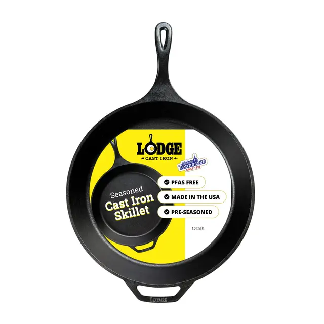 Lodge Logic Gusseisen Pfanne / Gusspfanne Ø39cm