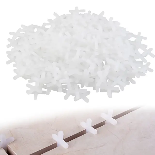 500 Pièces Entretoises De Carrelage, Croisillon Autonivelant 3mm Blanc, Croisillon Carrelage Autonivelant, Entretoise En Plastique, Croisillons Carrelage, Pour Les Tile Et De Sol