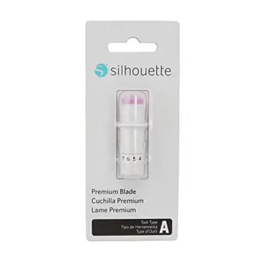 Silhouette America SILH-BLADE-PREM SIL Premium Hobbyplotter Knife avec jusqu'à 3 fois la durée de vie des couteaux, blanc