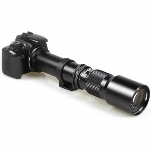 jintu 500-1000mm f/8 téléobjectif manuel