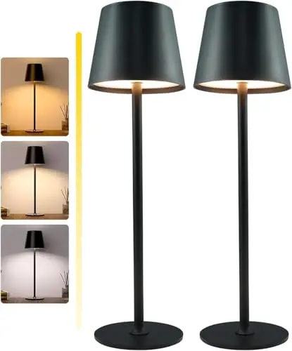ChenFec Lampe de Table Rechargeable