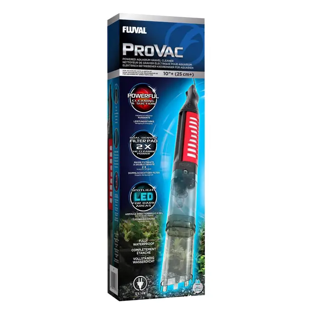 Fluval 11077 Pro Vac Bodengrundreiniger, schwarz