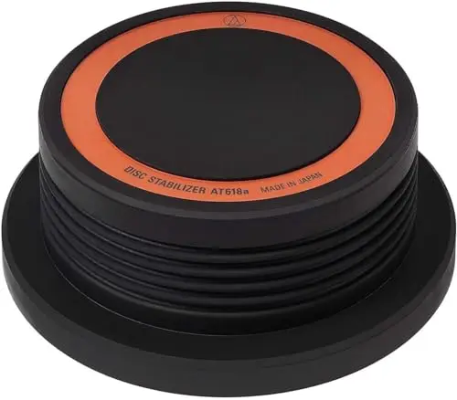 Audio-Technica AT618a Stabilisateur de Disque Vinyle Noir