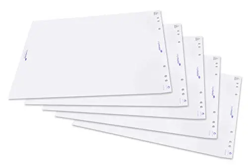 Legamaster 1560 00 Pack de 5 Bloc-papier 20 feuilles Blanc