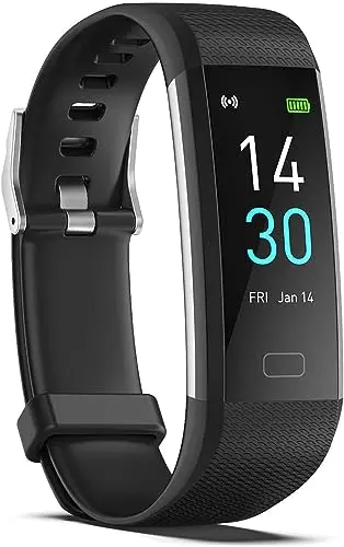 Montre Connectée Femme Homme, Montre Sport Podomètre Fitness Tracker d'Activité Sommeil Fréquence Cardiaque Tension Artérielle SpO2 Calories Smartwatch IP68 Etanche Bracelet Connecté