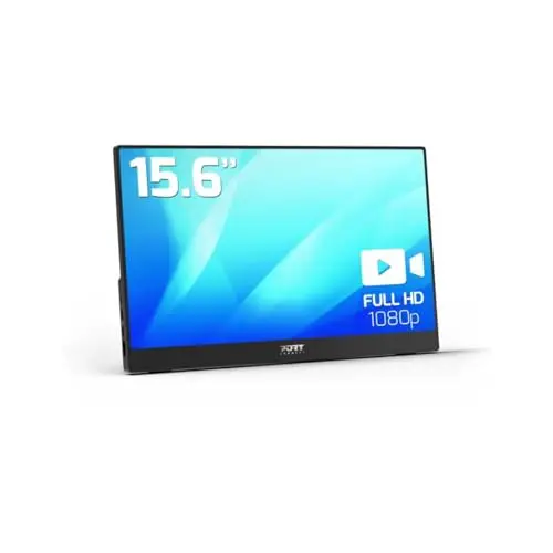 Port Connect ecran Nomade LCD Full HD USB-c 15.6 Pouces Noir