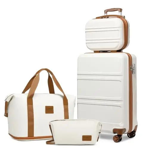 Kono Set 4 Valises Rigides Cabine 55cm
