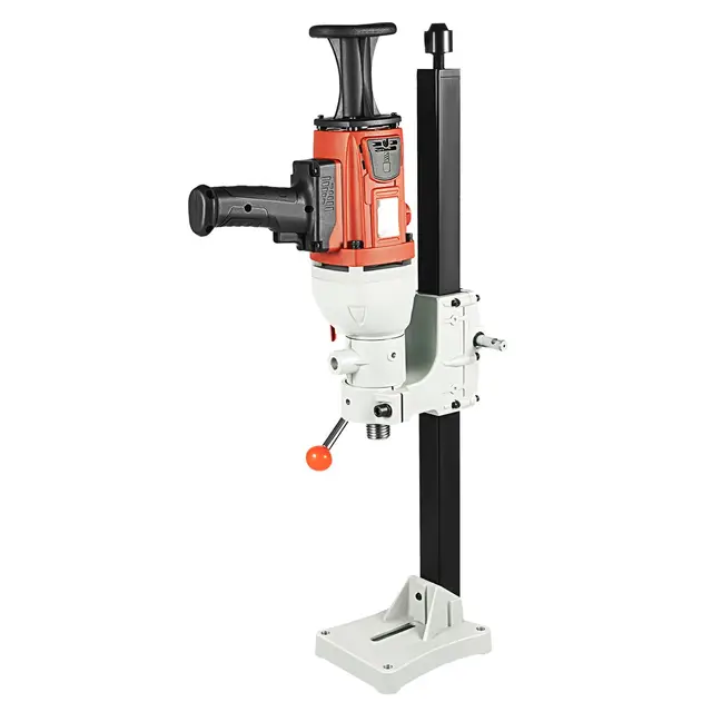 Perceuse de table pour béton 2200 W, 1200 tr/min, profondeur de perçage 180 mm, perceuse à colonne portable, hauteur réglable, pour fonctionnement humide et sec