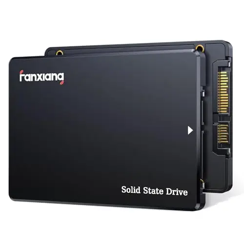 fanxiang 256Go SSD SATA III 6Go/s, SSD 2.5" 530 Mo/s en Lecture, 3D NAND Disque SSD Interne Compatible avec Ordinateurs Portables et Ordinateurs de Bureau(S101Q)