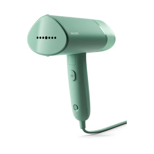 Philips Défroisseur à Main 3000 Séries - Steamer 1000W, Vapeur 20g/min, Réservoir 100ml amovible, prêt en 30sec, Plaque en Plastique, Pochette de rangement incluse, Léger 630g, Violet (STH3010/30)