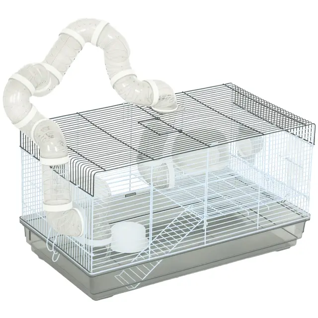 pawhut cage hamster tunnel