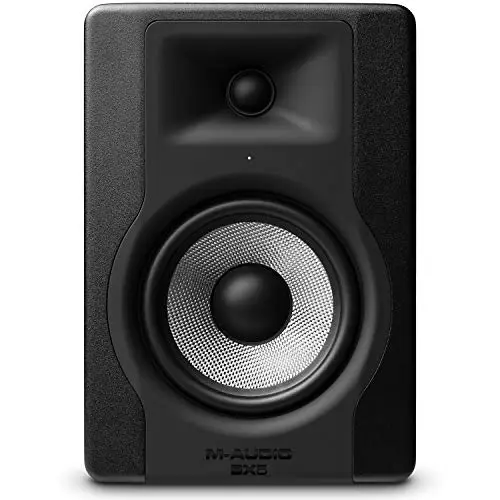 M-AUDIO BX5 Moniteur de Studio Simple 5 Pouces pour Production Musicale et Mixage avec Contrôle de l Espace Acoustique, Enceinte Active 2 Voies