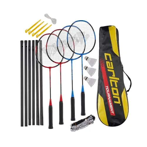 Dunlop Tournament Set Badminton 4 Joueurs