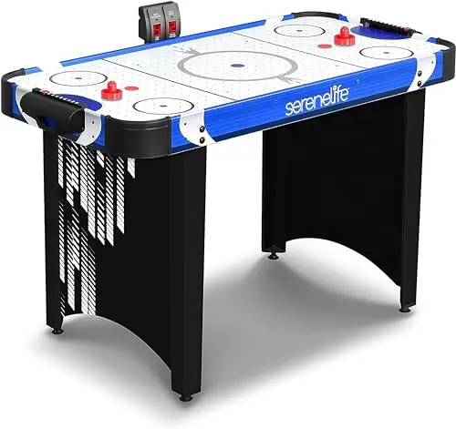 serenelife slarhky430 table air hockey