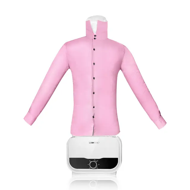 Clatronic® Fer à repasser pour chemises | pour des chemises, chemisiers et pantalons infroissables | remplace le fer à repasser ou la centrale vapeur | avec mannequin de repassage