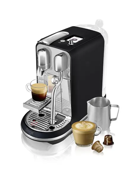 Nespresso Creatista Plus Cafetière Noire SNE800BTR, by Sage Appliances