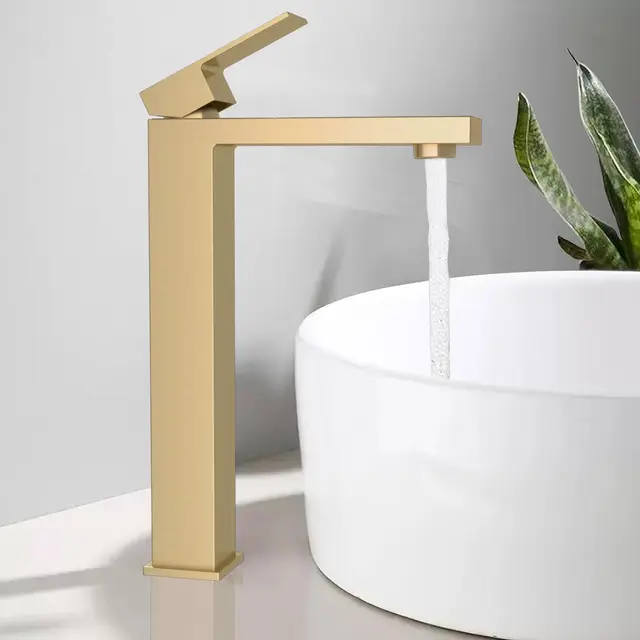 BuntHaus Mitigeur Lavabo Doré