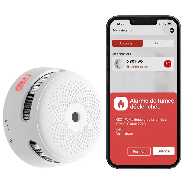 X-Sense XS01-WX Détecteur de fumée connecté