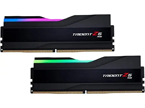 48 Go G.Skill DDR5 Trident Z5 RGB 8000MHz CL40 1.35V Kit Double Canal 2X 24 Go Noir
