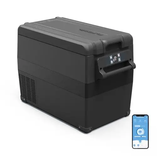 Alpicool NCF45 40L Glaciere Portable Réfrigérateur Voiture Camping Congélateur 12/24V Mini Frigo pour Maison, Bureau ou Pique-Nique en Plein Air/ -20 à 20℃