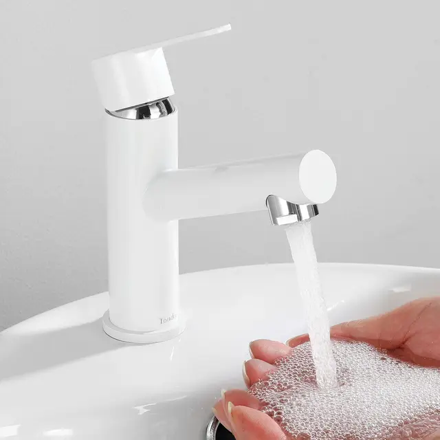 Tondiy Mitigeur Lavabo Blanc