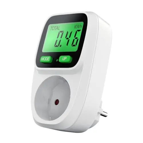 KETLER - MS116TOP : Compteur électrique prise mobile - Wattmètre - 16 A / 3600 W - Prises France - Rétroéclairage - Multifonctions